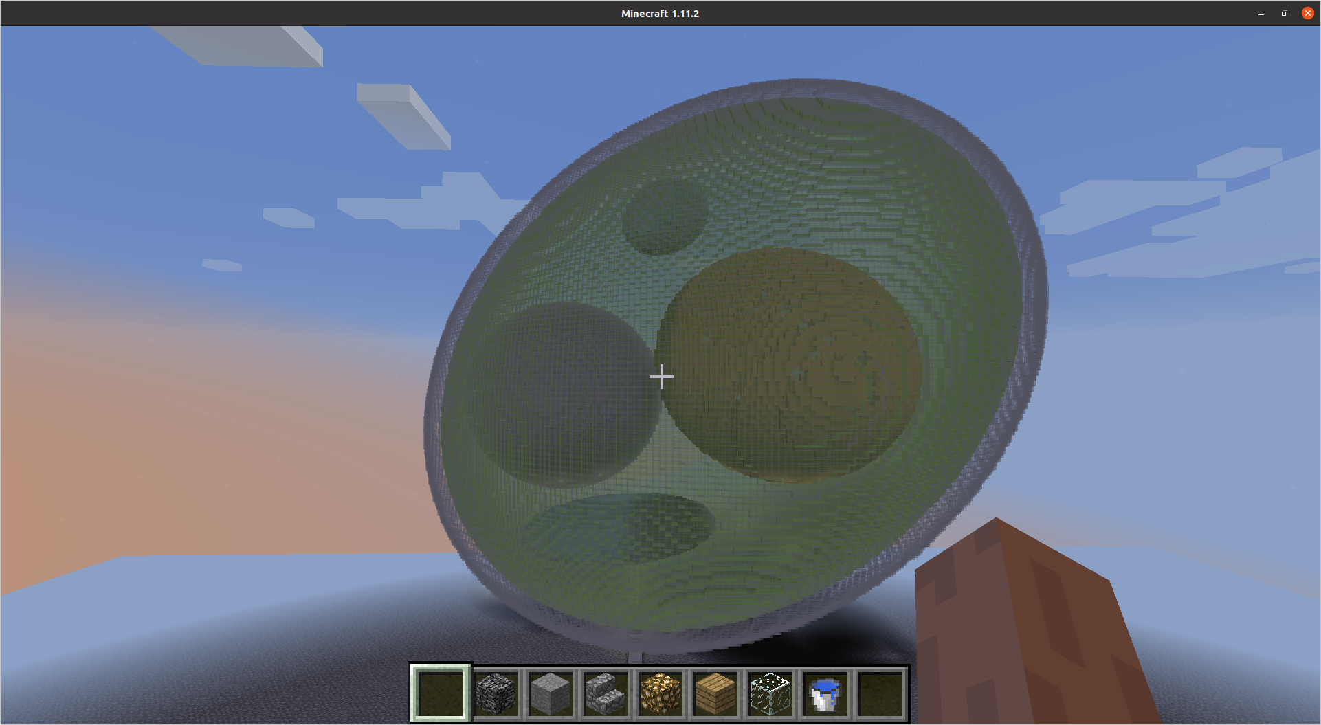 Minecraft model of a cell
